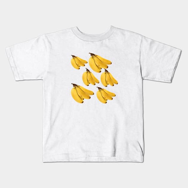 Banana Pattern Harvest Field Product Vintage Since Kids T-Shirt by Flowering Away